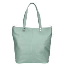 Maxi Ledertasche 165 minze MADE IN ITALY