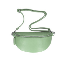 Marsupio in vera pelle MI163 menta Made in Italy