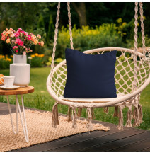 Zahradní polštář voděodolný 50x50 cm tmavě modrý