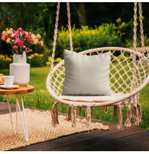 Cuscino da giardino impermeabile 50x50 cm crema
