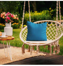 Cuscino da giardino impermeabile 50x50 cm turchese scuro