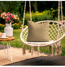 Gartenkissen wasserdicht 50x50 cm latte