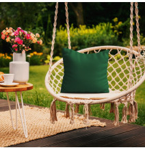 Cuscino da giardino impermeabile 50x50 cm verde bottiglia