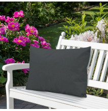 Waterproof garden cushion 50x70 cm graphite