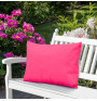 Waterproof garden cushion 50x70 cm dark pink