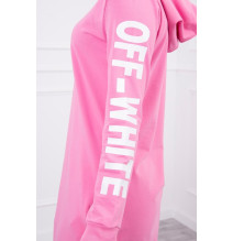 Šaty Off White MI62072 svetloružové