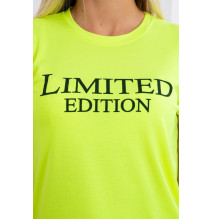 Women T-shirt LIMITED EDITION yellow