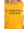 Women T-shirt LIMITED EDITION mustard