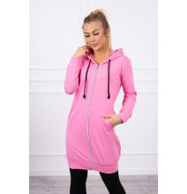 Hooded dress with e hood  MI8924 light pink