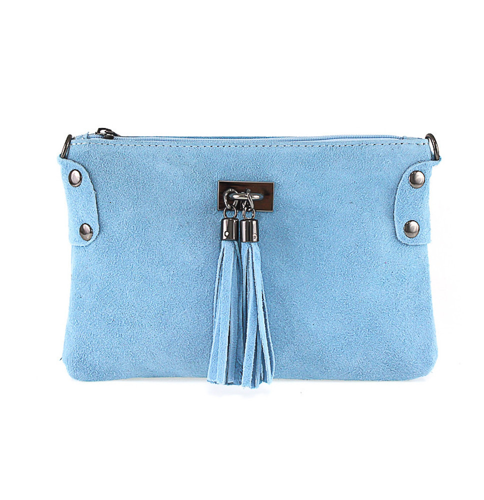 Ledertasche 812 hellblau