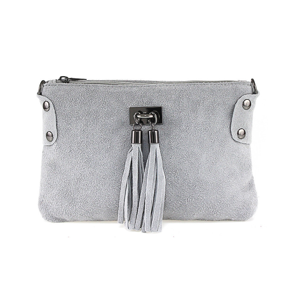 Ledertasche 812 grau
