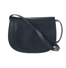 Schultertasche aus EchtLeder 675 blau