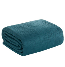 Bedspread Boni1 dark turquoise