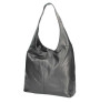 Leather shoulder bag 590 black