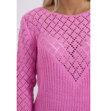Dámsky sveter MI2019-39 svetloružový