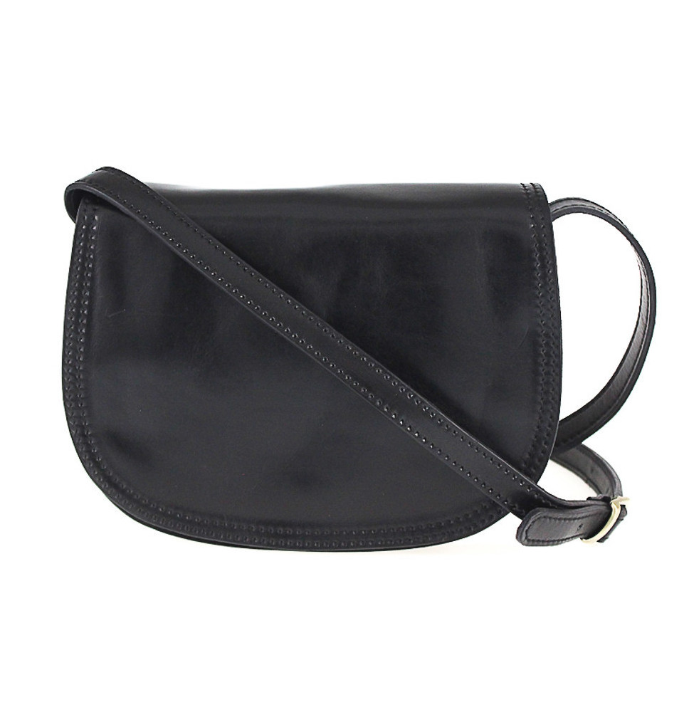 Tracollina in Vera Pelle 675 nero