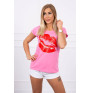 Women T-shirt MI8985 pink