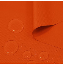 Tessuto impermeabile arancia scuro, altezza 160 cm MIG09