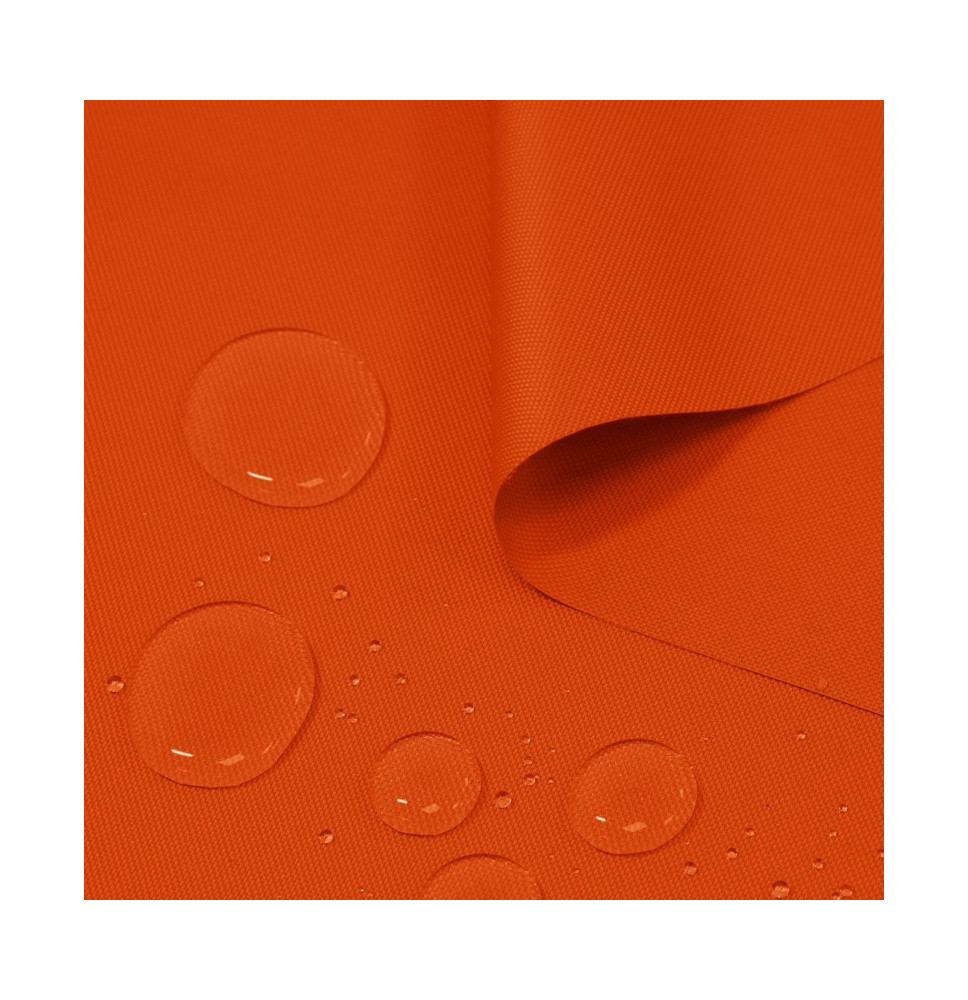 Waterproof fabric Orange dark, h. 160 cm MIG09