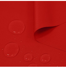 Wasserdicht Stoff dunkel Rot,  Höhe 160 cm MIG11