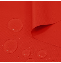 Wasserdicht Stoff hell Rot,  Höhe 160 cm MIG10