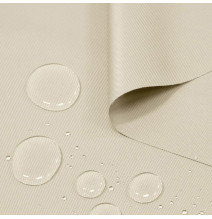 Waterproof fabric light beige, h. 160 cm MIG17