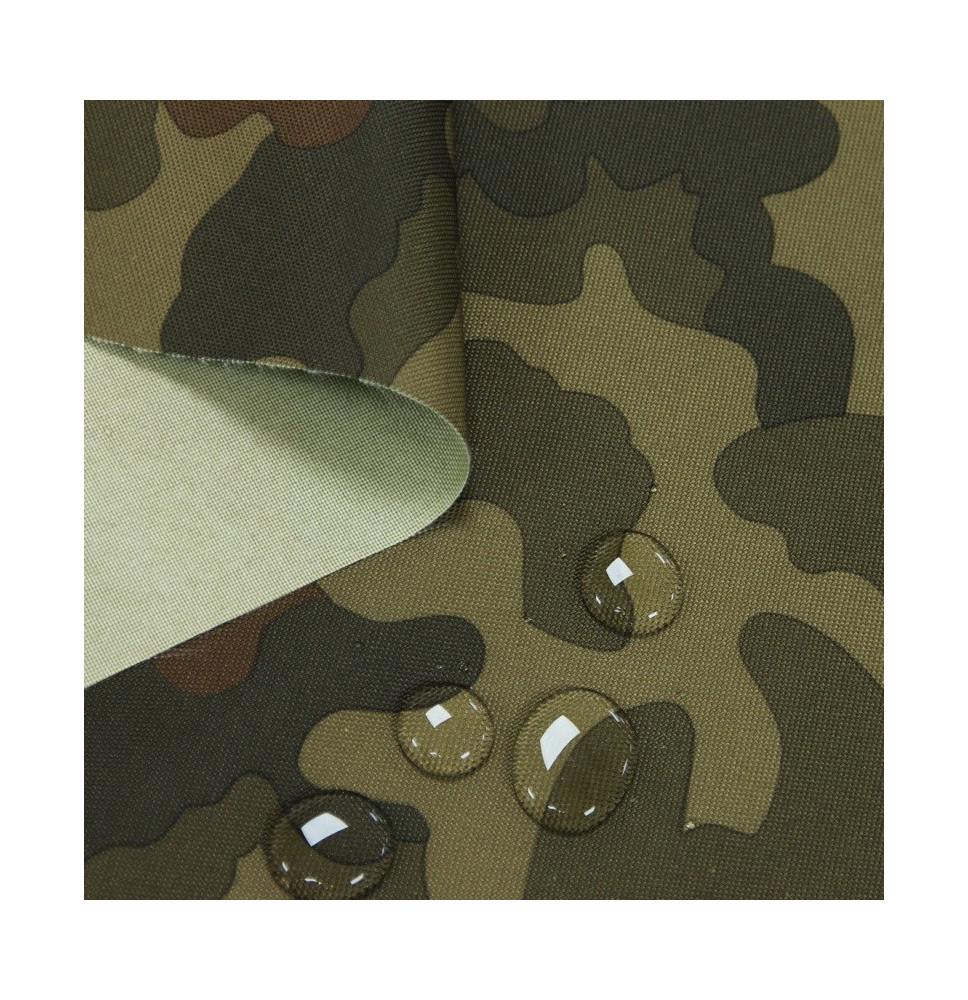 Waterproof patterned fabric, h. 160 cm