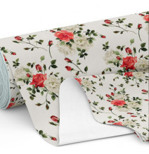 Waterproof patterned fabric, h. 160 cm