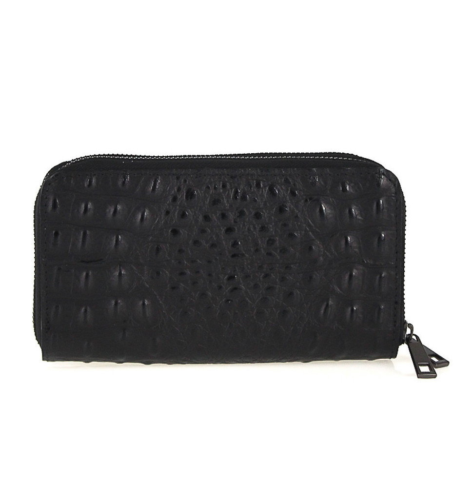 Woman genuine leather wallet 822 black