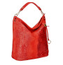 Genuine Leather Handbag Crocodile stamp 1311 red