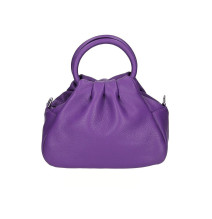Ledertasche 538 lila MADE IN ITALY