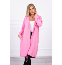 Dámsky kardigán oversize MI9005 svetloružový