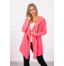 Cape with a hood MI8928 pink neon