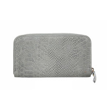 Woman genuine leather wallet 595 gray