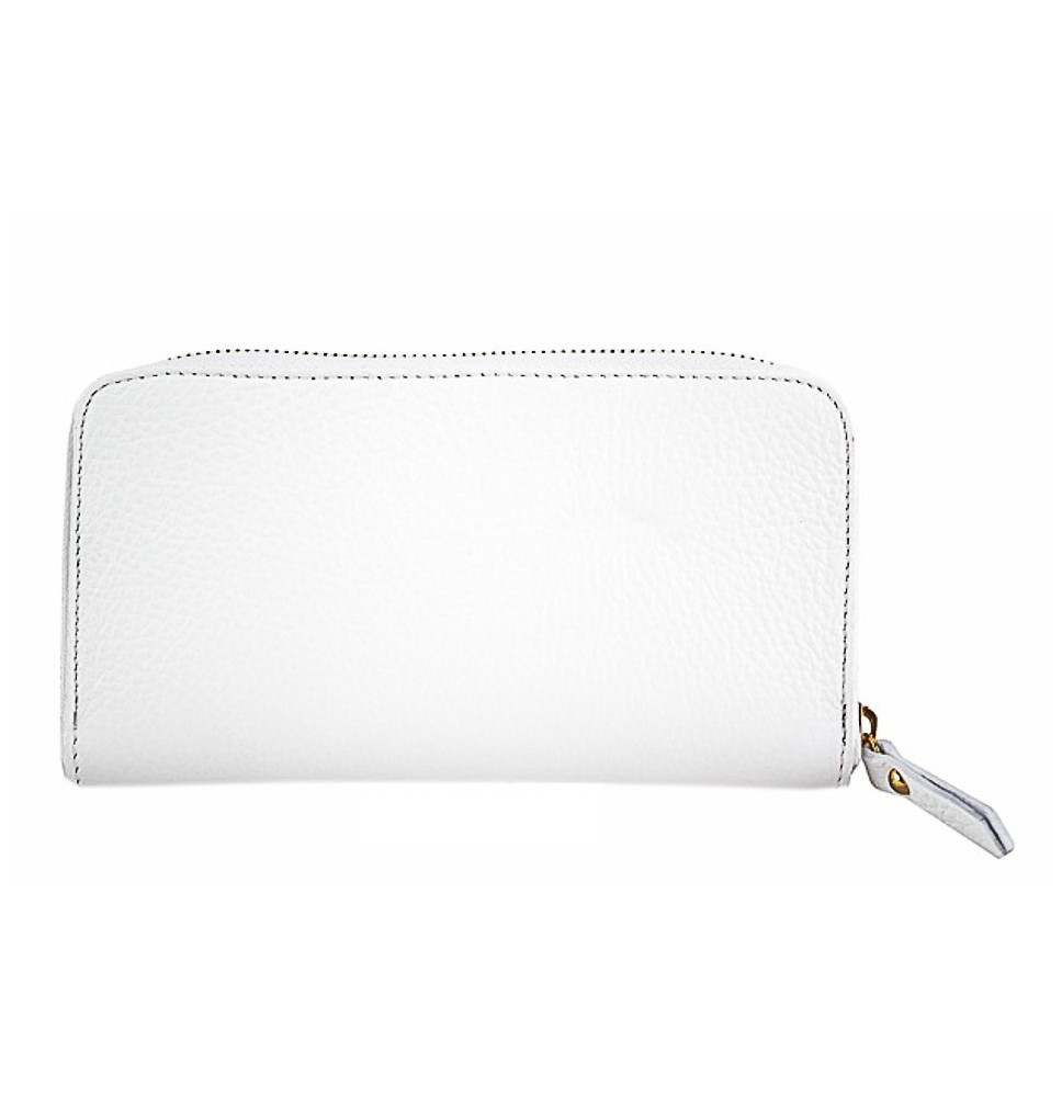 Woman genuine leather wallet 820B white