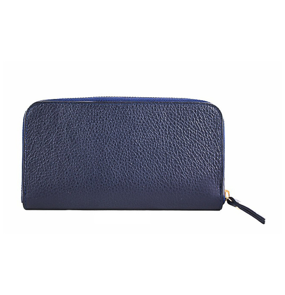Woman genuine leather wallet 820B blue