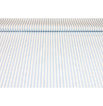 Cotton fabric Blue Strip, h. 145 cm