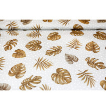 Fabric Palm leaves, h. 140 cm