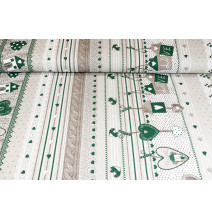 Fabric Home green, h. 140 cm