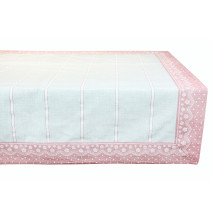 Cotton tablecloth 90x90 cm powder pink