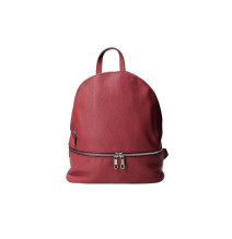 Kožený batoh MI1084 červený Made in Italy