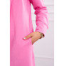 Long cardigan with hood LOVE MI9113 light pink