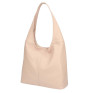 Leather shoulder bag 590 powder pink