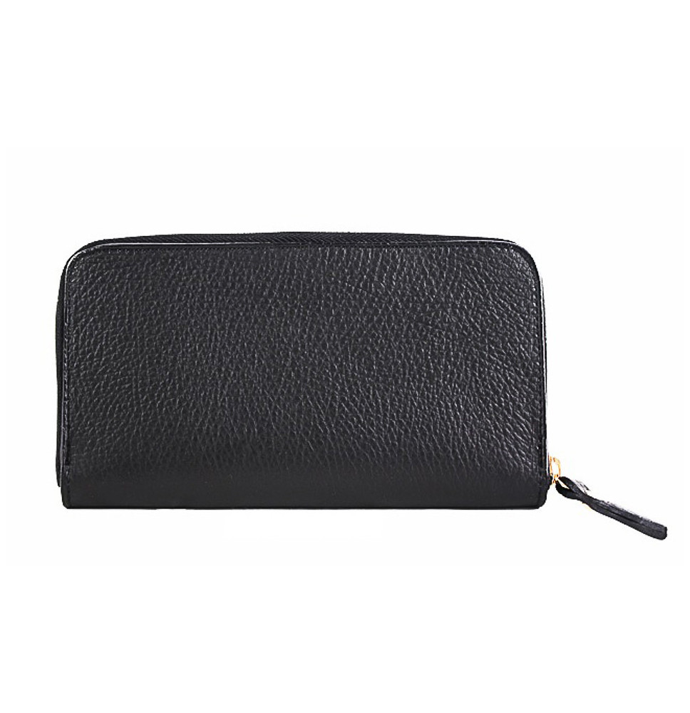 Woman genuine leather wallet 820B black