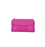 Leather wallet with mobile phone case fuxia