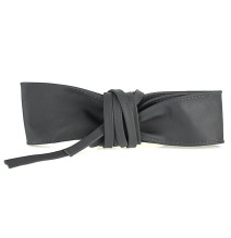 Damen Gürtel aus echtem Leder 839 dunkel grau