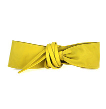 Damen Gürtel aus echtem Leder 839 gelb