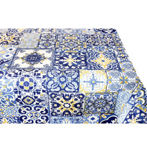 Cotton tablecloth Majolika 90x90 cm Made in Italy