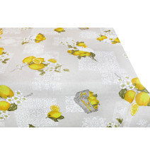 Tablecloth Lemons 90x90 cm Made in Italy
