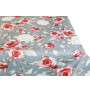 Fabric Cotton roses on a gray background